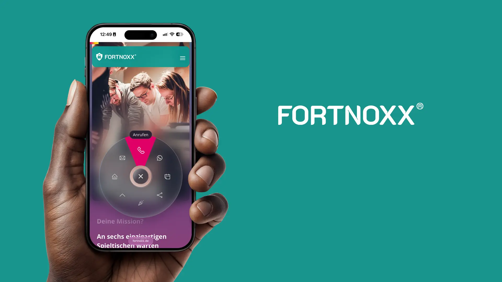 onlion® dot im Einsatz bei FORTNOXX® Escape Room für Teams in Dresden auf fortnoxx.de